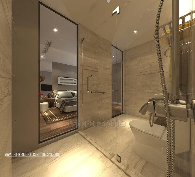 Thiết kế nội thất phòng tắm chung cư Imperia Garden 203 Nguyễn Huy Tưởng Thanh Xuân Hà Nội